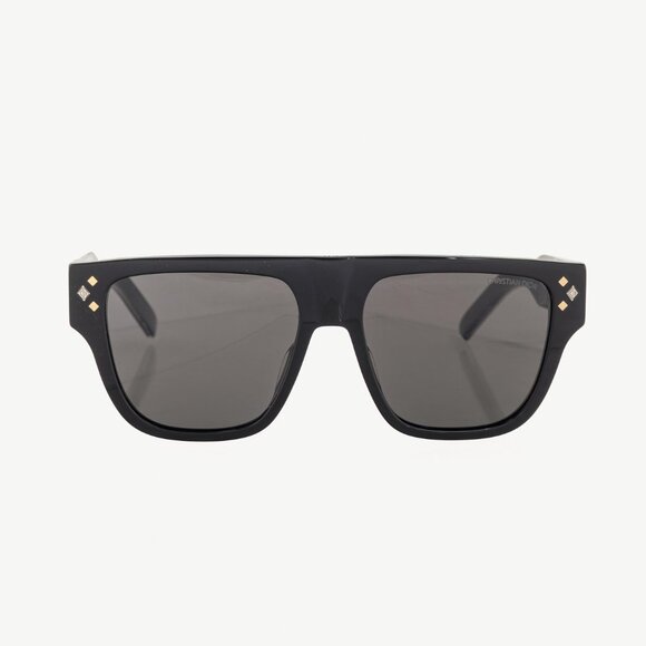 Dior CD Diamond S6I Black Geometric Square Sunglasses - Picture 2 of 10